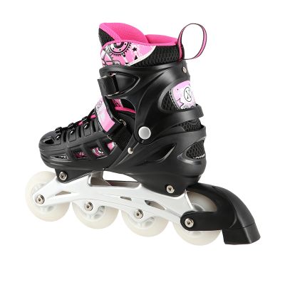 4. NH10905 4in1 PINK LED SIZE S(31-34) ROLLER SKATES WITH DIMENSIONAL HOCKEY BLADE NILS EXTREME