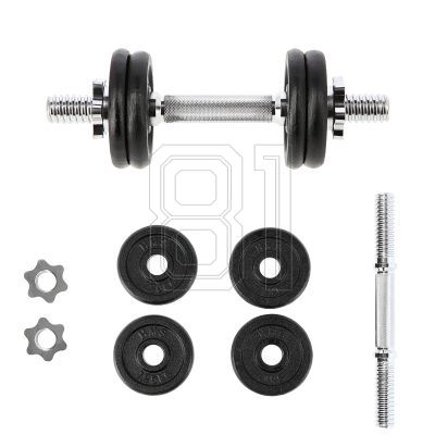 42. HMS SG01 threaded dumbbell 7 kg