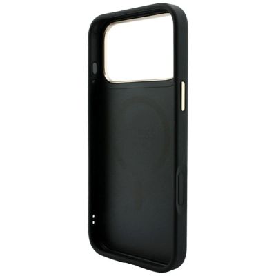 6. Guess Embossed 4G Classic MagSafe Case for iPhone 17 Pro / 18 Pro - Black