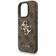 6. Guess 4G Strap 4G Classic Logo Case for iPhone 16 Pro - Brown