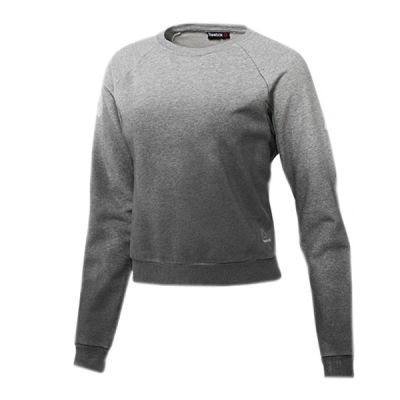 3. Reebok Yoga Cover UP Sweatshirt Gray