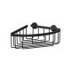2. TESA ALUXX BLACK Aluminum Wall-hung Shower Basket