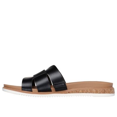 3. Skechers women's sandals DESERT KISS LOW PEAK LOOK 114707 BLK