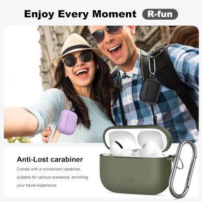 7. Tech-Protect Silicone Hook Case for AirPods Pro 3 - Black