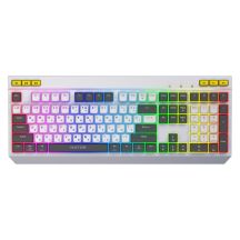 Hator Icefall white membrane gaming keyboard (black and white keys)