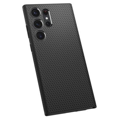 8. Spigen Liquid Air Case for Samsung Galaxy S23 Ultra - Matte Black