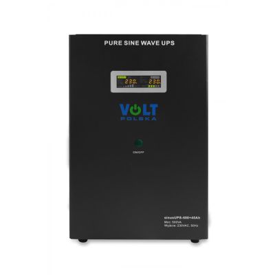 SINUS UPS 500 + 40Ah emergency power supply (300/500W)