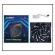 4. Lian Li Uni Fan TL Computer Case, Processor Fan 14 cm Black 1 pc.