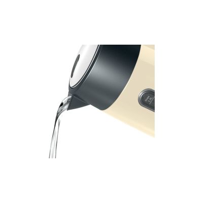 6. Bosch TWK4P437 Electric Kettle 1.7 L 2400 W Beige, Black