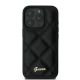 3. Guess Quilted Metal Logo iPhone 16 Pro Case - Black
