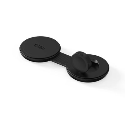 4. Tech-Protect A55 2in1 MagSafe 25W QI2.2 Wireless Charger + USB-C / USB-C Cable 100cm - Black