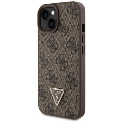 3. Guess GUHCP15MP4TDSCPW iPhone 15 Plus 6.7" brown/brown hardcase Crossbody 4G Metal Logo