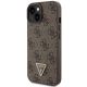 3. Guess GUHCP15MP4TDSCPW iPhone 15 Plus 6.7" brown/brown hardcase Crossbody 4G Metal Logo