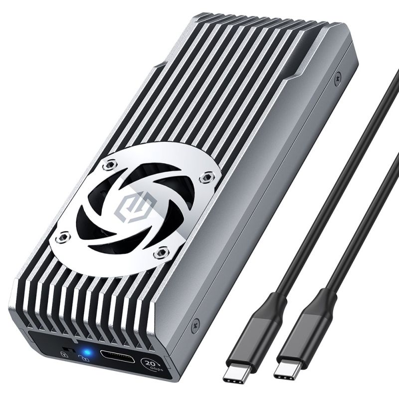2. GRAUGEAR G-M206-20G-F Hard Drive Enclosure SSD Enclosure Grey M.2