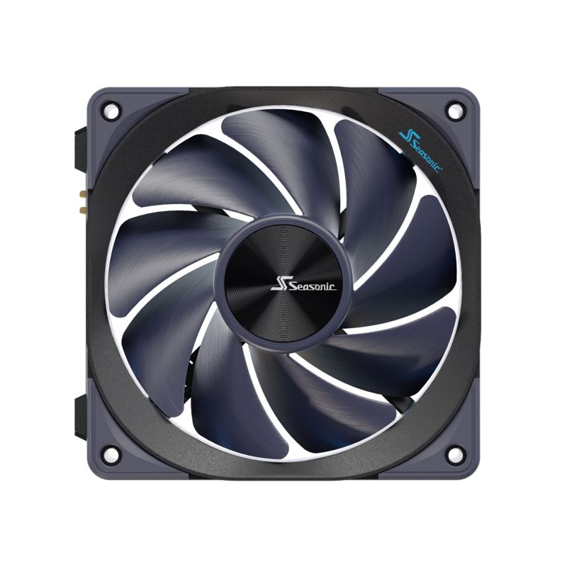 17. Computer case with a set of 3 12 cm black fans