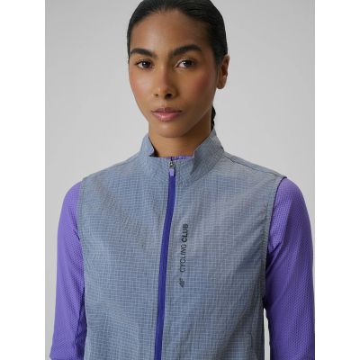 5. Women's cycling vest 4F 4FRSS26TVJAF393-25S