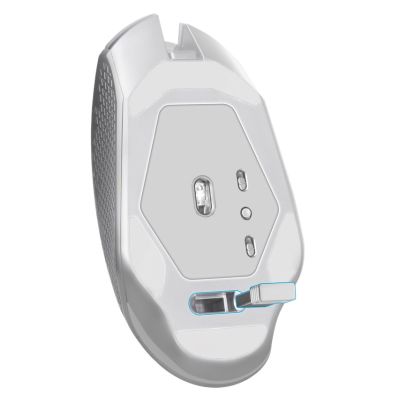4. Defender Mouse GM-514 Glory Optical RF RGB 3200DPI 7P White 52513