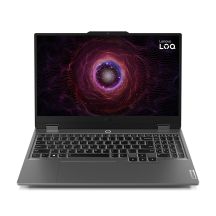 Lenovo LOQ 15ARP9 AMD Ryzen™ 5 7235HS Laptop 39.6 cm (15.6") Full HD 12 GB DDR5-SDRAM 512 GB SSD NVIDIA GeForce RTX 4050 Wi-Fi 6 (802.11ax) Windows 11 Home US English Gray