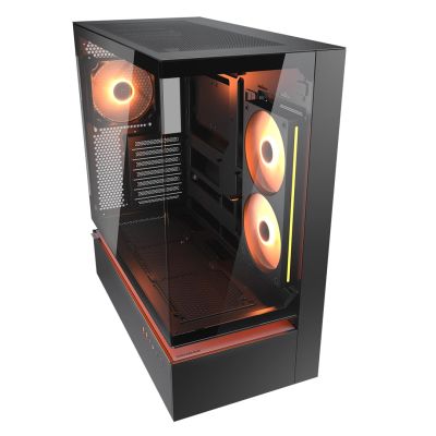 4. COUGAR CGR-2DA4B Midi Tower PC Case, Black