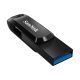 4. Pendrive SanDisk Ultra Dual GO SDDDC3-032G-G46 (32GB; USB 3.0, USB-C; black)