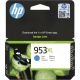 3. HP ink cartridge HP 953XL cyan, HP953XL=F6U16AE, 1600 pages, 20 ml.