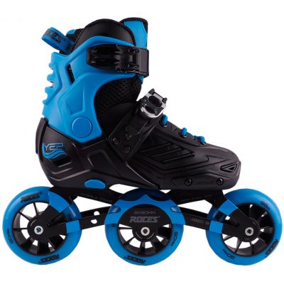 2. Roces Yep 3x90 Tif Rollerblades Black and Blue 400853 00001