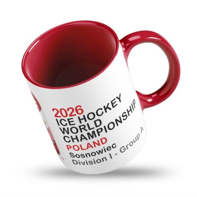 IIHF World Championship IA Sosnowiec 2026 Mug with Coaster