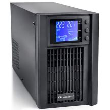 Qoltec Pure Sine Wave UPS | 1kVA | 800W | AVR | LCD | Pure Sine