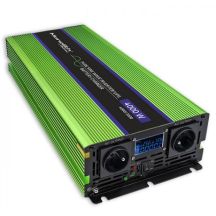 QOLTEC MONOLITH VOLTAGE CONVERTER | BATTERY CHARGING | UPS | 2000W | 4000W | 12V TO 230V | PURE SINE | LCD