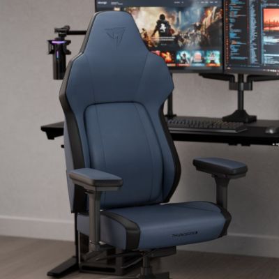 4. ThunderX3 CORE Smart Ergonomic Gaming Table - Modern Blue