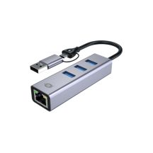 Conceptronic ABBY25G Docking Station Wired USB 3.2 Gen 1 (3.1 Gen 1) Type-A + Type-C Gray