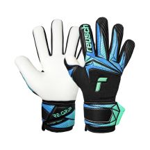 Reusch Attrakt RE:GRIP NC Goalkeeper Gloves Black-Blue 5670535 7272
