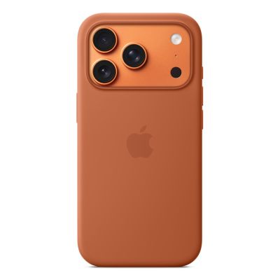 Apple iPhone 17 Pro Silicone Case with MagSafe (Terracotta)