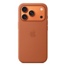 Apple iPhone 17 Pro Silicone Case with MagSafe (Terracotta)