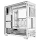 4. Antec Flux Pro Full-Tower E-ATX PC Case, Tempered Glass – White
