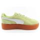 4. Puma women's shoes sports sneakers Palermo platform fashionable green