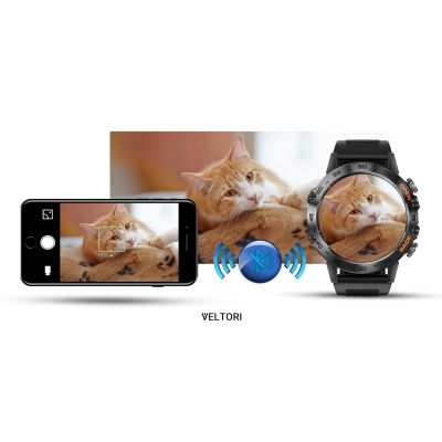 17. VELTORI VT120-1 Smartwatch Black Silicone Strap