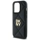 6. DKNY Quilted Stack Logo iPhone 14 Pro Max Case - Black