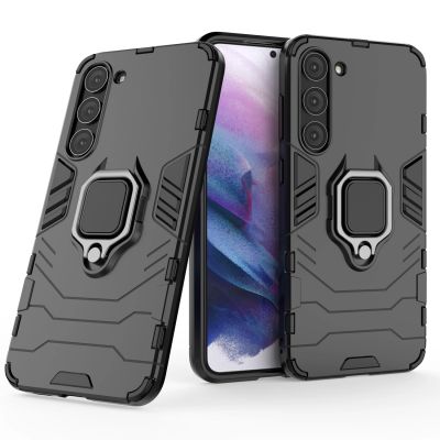 12. Ring Armor case for Samsung Galaxy S23+ armored cover magnetic holder ring black