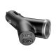 3. Baseus Y Type Car Charger car charger 2x USB + cigarette lighter socket 3.4A black (CCALL-YX01)