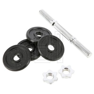 45. HMS SG01 threaded dumbbell 7 kg