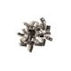 2. RJ45 (8P8C) pass-through plug, cat.6, shielded, AWG 26-24, pack of 100.