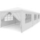 4. GARDEN PAVILION CATERING TENT PE 9x3M + 8 WALLS WHITE