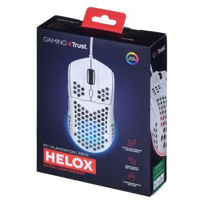 10. Trust GXT928W HELOX Gaming Mouse white (25389)