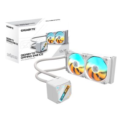 GIGABYTE GAMING 240 ICE Processor All-in-One Liquid Cooler 12 cm White