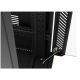 12. Lanberg 19" 32U 600x1000 black floor-standing rack cabinet with glass doors (flat pack)