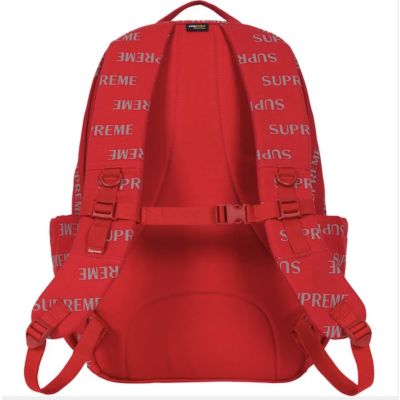 3. Supreme Backpack Red Backpack Reflective – FW26B3-RED