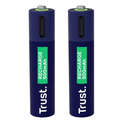 4. Trust AAA Batteries USB-C RECHARGEABLE BATTERIES 2P