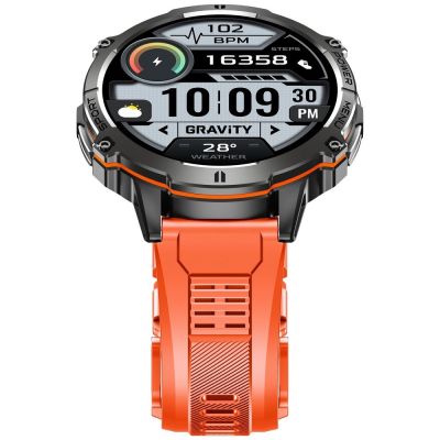 9. Smartwatch Gravity Black Strap + Bracelet GT42-5