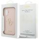 8. Guess Silicone Big 4G Script Case for iPhone 17 - Pink